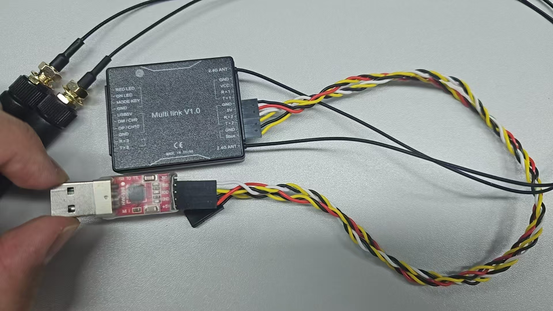 H12日志串口硬件连接图